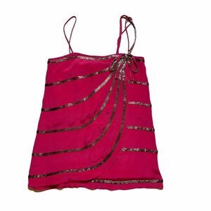 NWOT Foley + Corinna silk beaded top